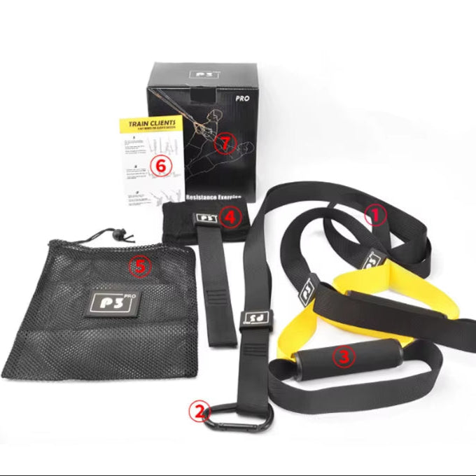 Suspension Training Band Fitness Strength Power Suspension Trainer Adjustable Yoga Belt Wall Mount Professional Trx Tensioner