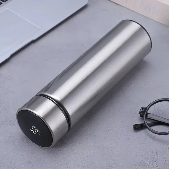 500Ml Digital Thermos Bottle Smart Cup with Temperature Display 304 Stainless Steel Vacuum Insulated Intelligent Coffee Cup
