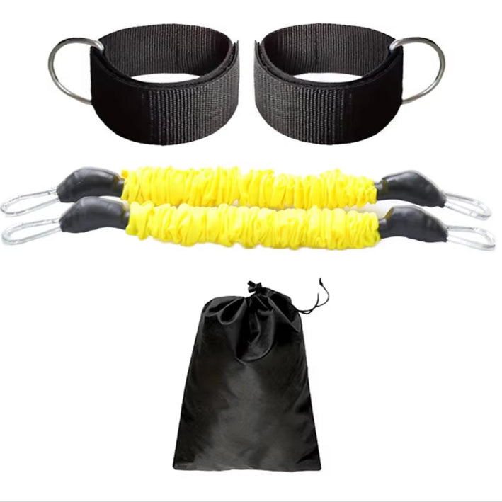 Fitness Ankle Ankle Buckle Leg Muscle Trainer Hip Joint Training Leg Strap Hook Leg Stand anti Breaking Firmly Tension Rope Set