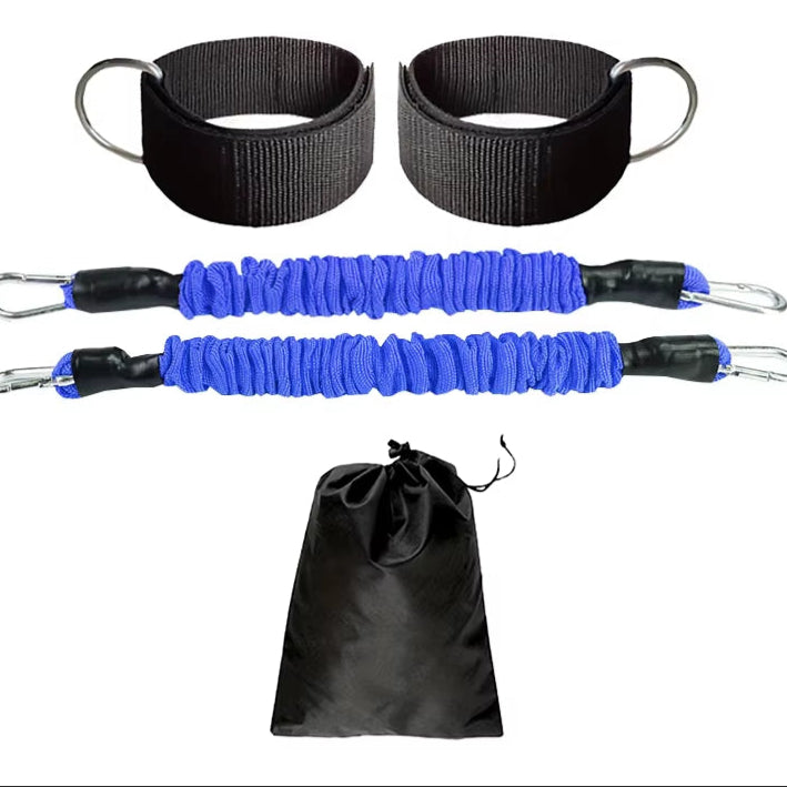 Fitness Ankle Ankle Buckle Leg Muscle Trainer Hip Joint Training Leg Strap Hook Leg Stand anti Breaking Firmly Tension Rope Set