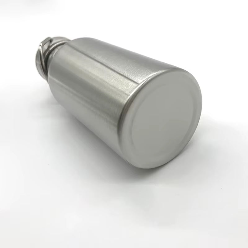 350/500/1000Ml Stainless Steel Water Bottle Single Wall Large Capacity Big Mouth Vacuum Flasks with Lid Cycling Drinkware Sports