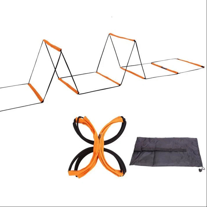 Dual-Purpose Soccer Training Jump Ladder Multifunctional Agility Ladder Speed Training Coordination Footwork Football Equipment