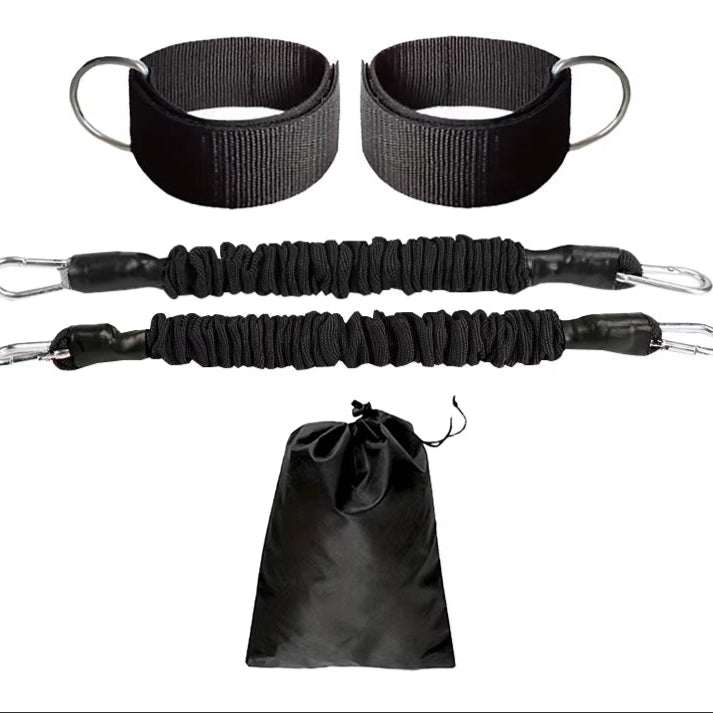 Fitness Ankle Ankle Buckle Leg Muscle Trainer Hip Joint Training Leg Strap Hook Leg Stand anti Breaking Firmly Tension Rope Set