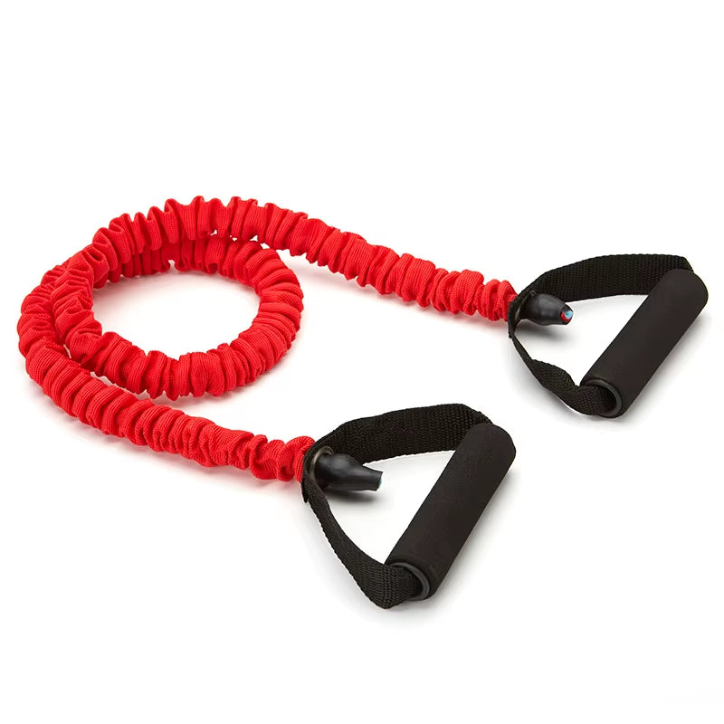 120Cm Resistance Bands Pull Rope Workout Fitness Equipments with Cloth Covers Tube Bands Fabric Corssfit Excerise Latex Yoga