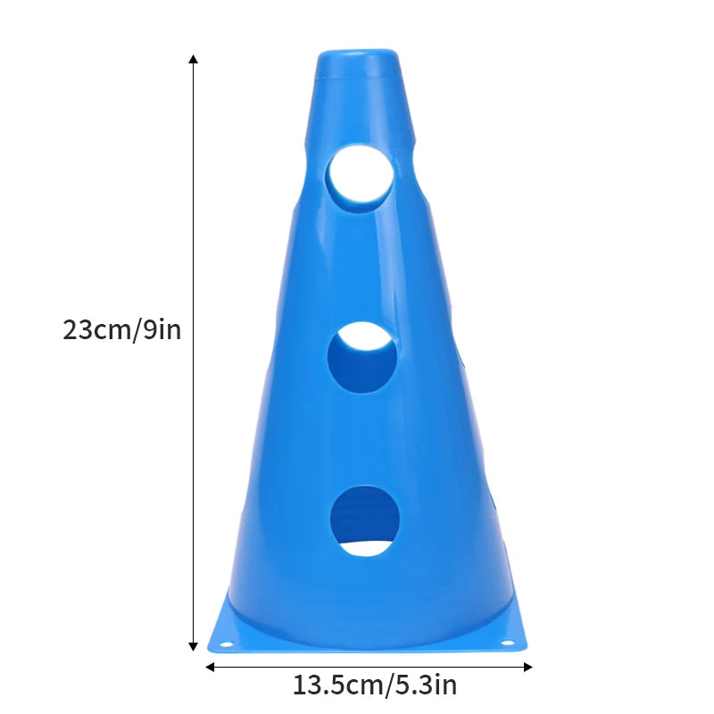 12PCS 18PCS 24PCS 30PCS 36PCS Durable Mark Cones Football Agility Training Sport with Hole