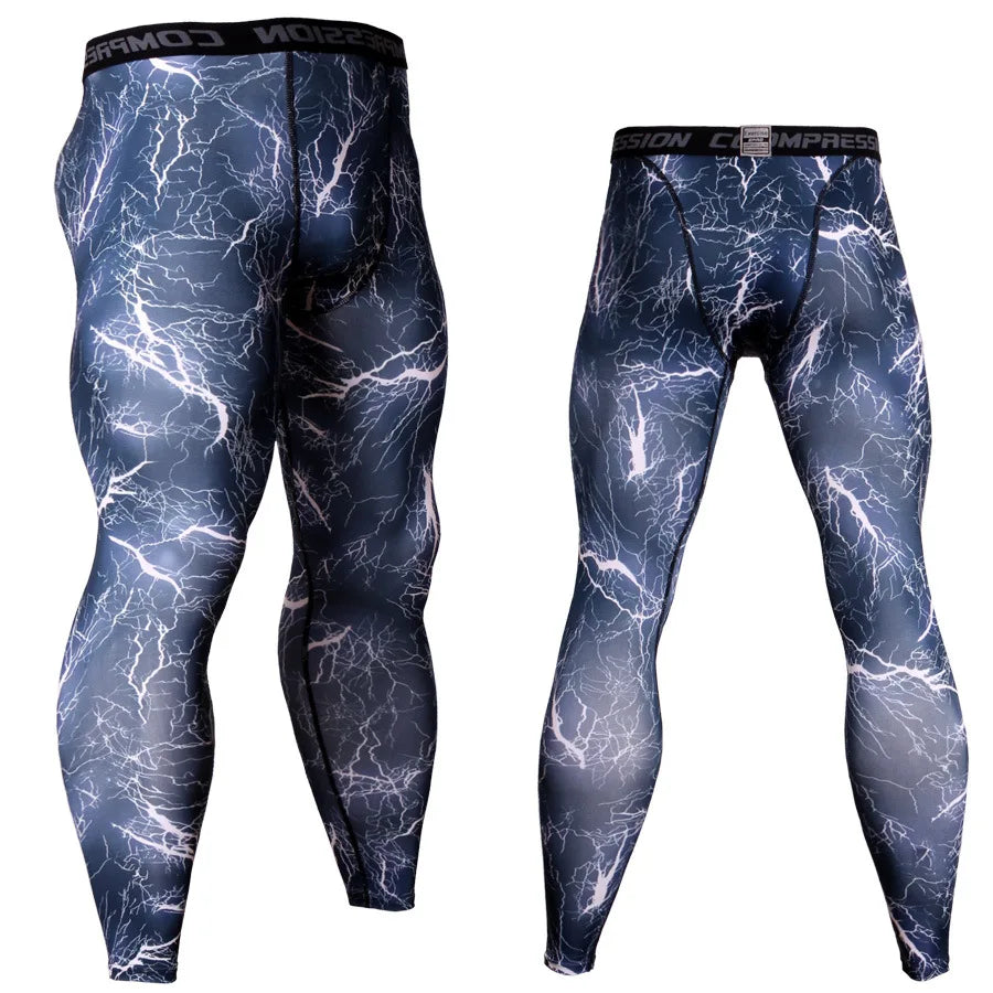 New Men Compression Leggings Sport Training Leggings Sportswear Tights Quick Dry Trousers Gym Pants Running Jogging Leggings Men