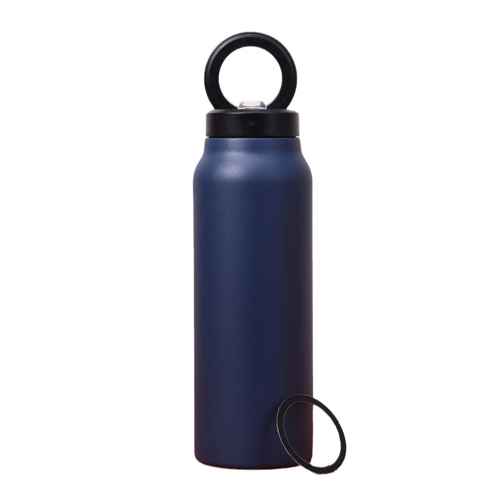24Oz Insulated Magsafe Water Bottle Stainless Steel Double Wall Sport Magnetic Water Bottle with Phone Holder