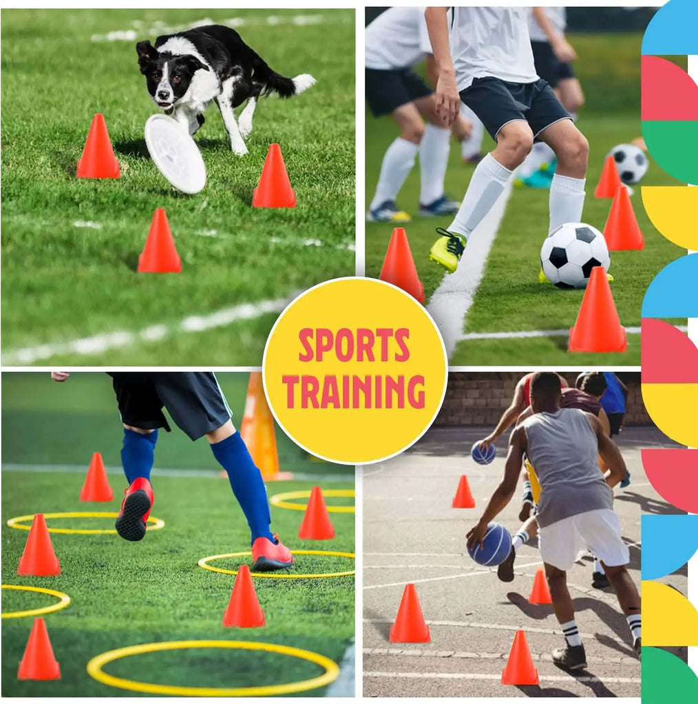 5-20Pcs Racing Car Party Red Traffic Cones Sports Safety Cones Small Driving Practice Cones.Kids Race Car Birthday Party Decors