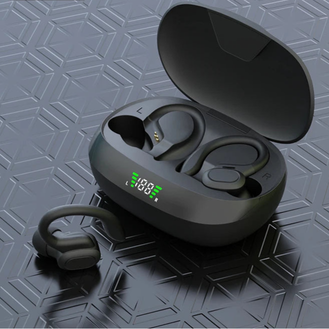 Bluetooth Earbuds Wireless Earphones Sport Earhook Headset 9D Hifi Stereo Sound Waterproof Headphones in Ear with Micphone