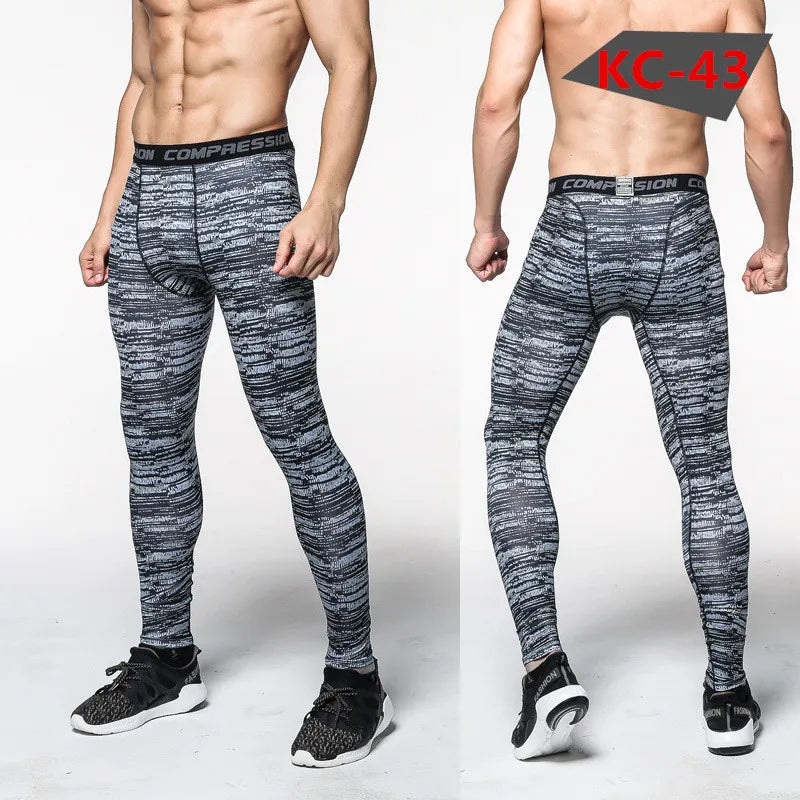 New Men Compression Leggings Sport Training Leggings Sportswear Tights Quick Dry Trousers Gym Pants Running Jogging Leggings Men
