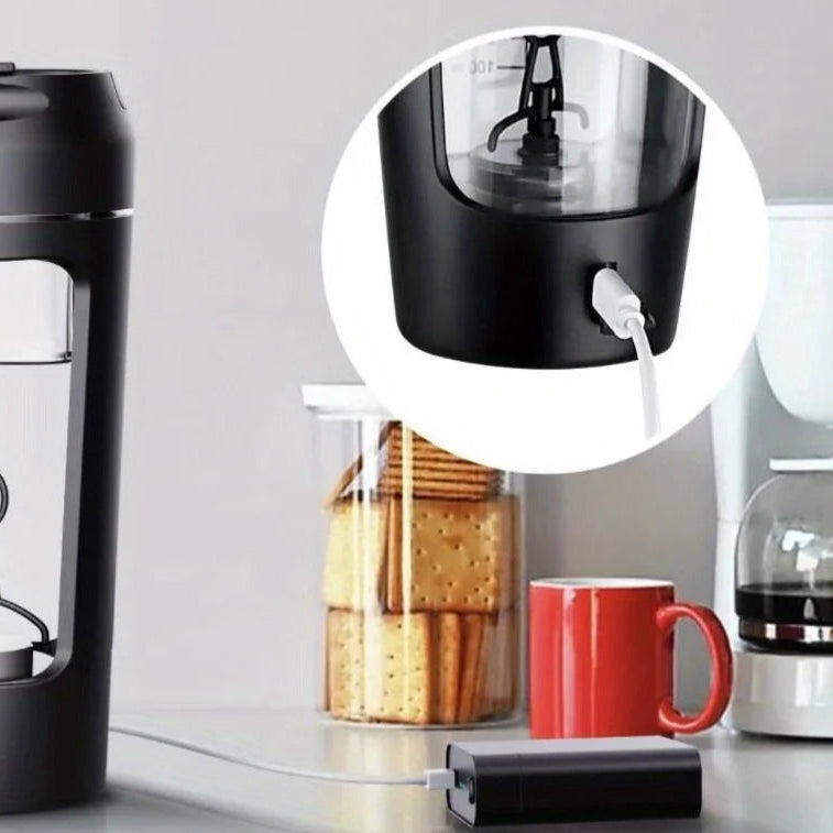 500ML Electric Protein Powder Mixing Cup Automatic Shaker Bottle Mixer Shake Bottle Milk Coffee Blender Kettle Fro Gym Outdoor