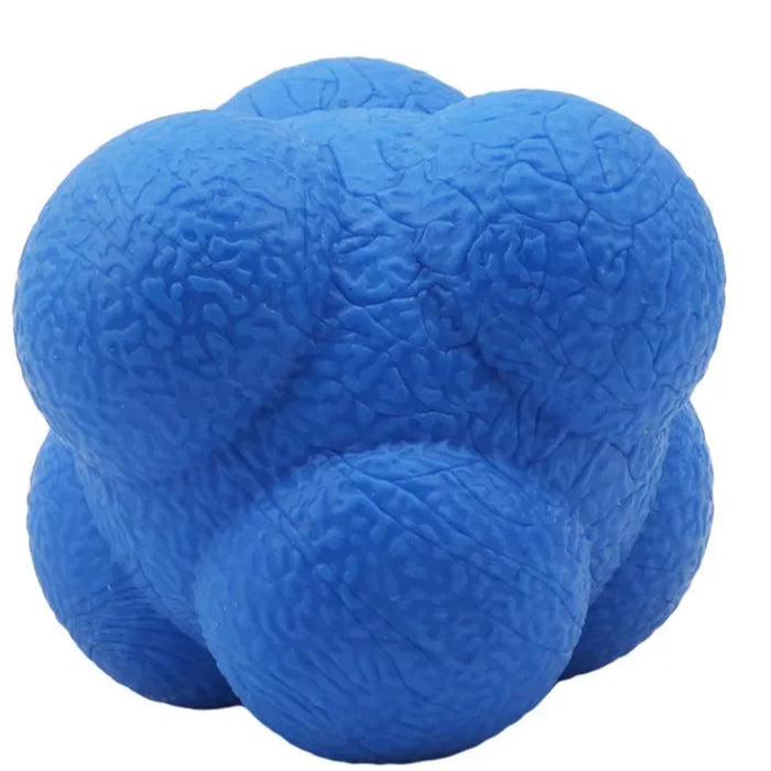 1Pc Hexagonal Reaction Ball Silicone Agility Coordination Reflex Exercise Fitness Training Ball Suitable for Children and Adults