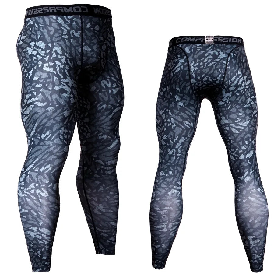 New Men Compression Leggings Sport Training Leggings Sportswear Tights Quick Dry Trousers Gym Pants Running Jogging Leggings Men