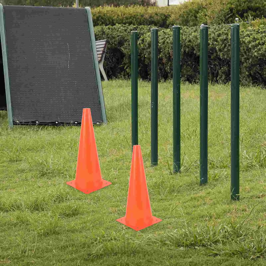 4Pcs Safety Soccer Cones Training Football Cones Plastic Cones Sports Traffic Flag Bucket Basketball Road Obstacle Agility Cones