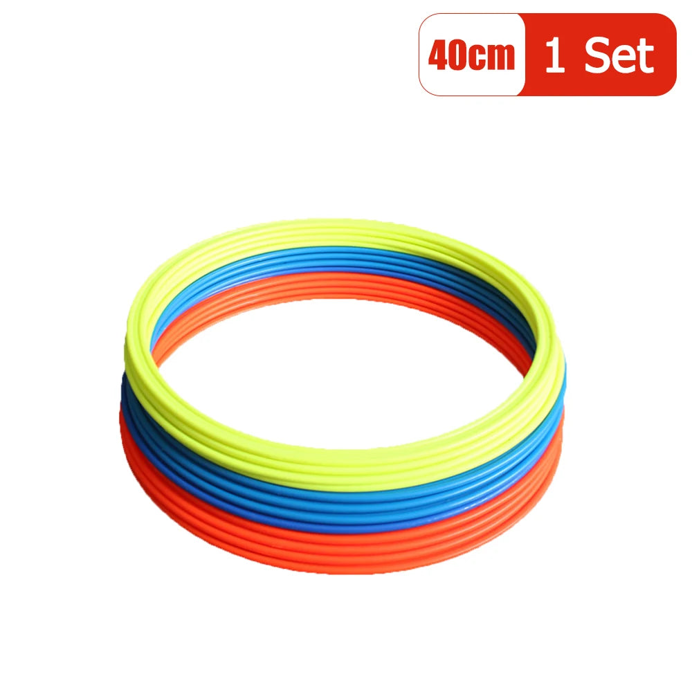 5Pcs/Set Agility Training Rings Portable 5Pcs/Set Football Soccer Speed Agility Training Rings Sport Futbol Training Equipment