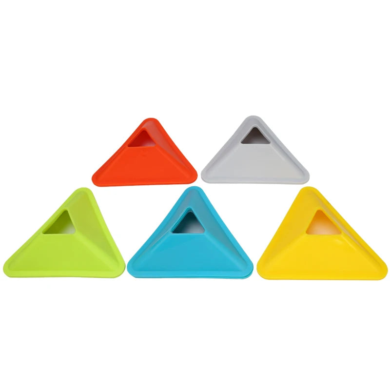 20PCS 40PCS Football Training Disc Triangle Soccer Practice Field Sports Agility Training Cone Portable Equipment for Adult