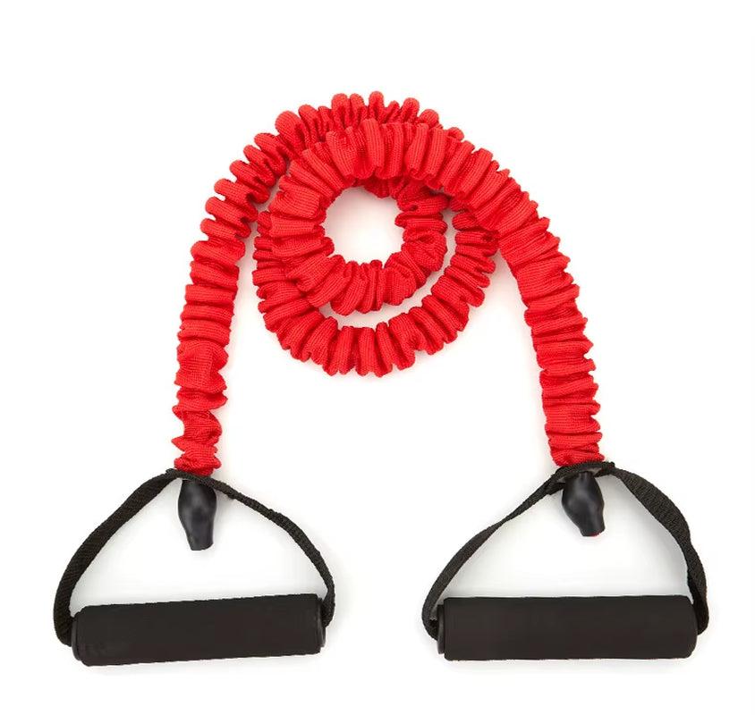 120Cm Resistance Bands Pull Rope Workout Fitness Equipments with Cloth Covers Tube Bands Fabric Corssfit Excerise Latex Yoga