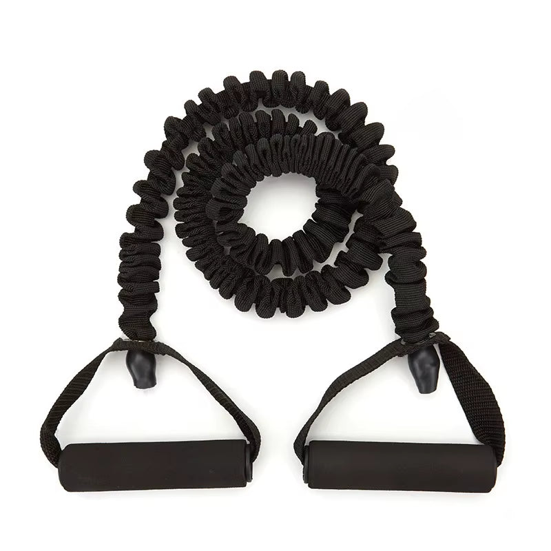 120Cm Resistance Bands Pull Rope Workout Fitness Equipments with Cloth Covers Tube Bands Fabric Corssfit Excerise Latex Yoga