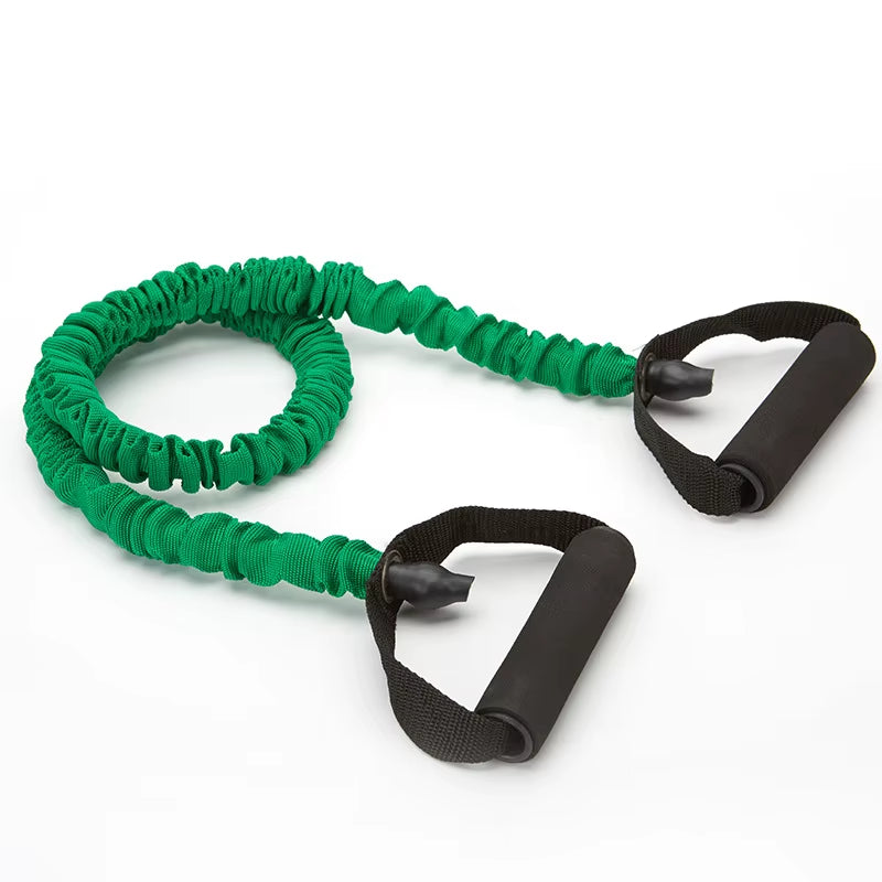 120Cm Resistance Bands Pull Rope Workout Fitness Equipments with Cloth Covers Tube Bands Fabric Corssfit Excerise Latex Yoga