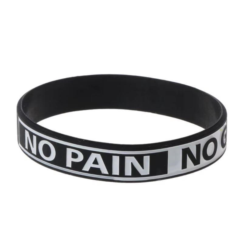 Road to the Dream Never Give up Motivational Bracelets Silicone Rubber Band Elastic Inspirational Bracelets Jewelry Gift