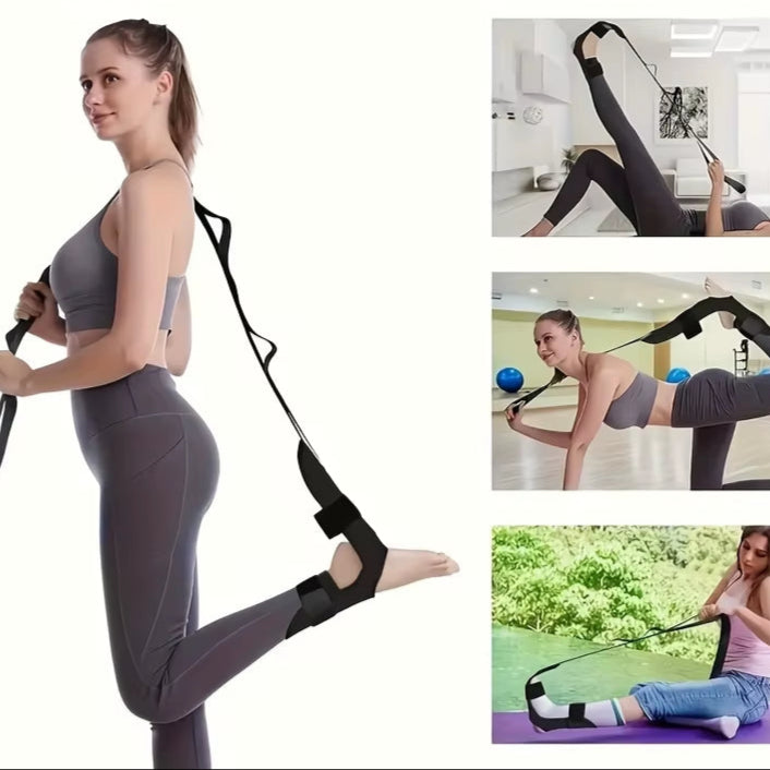 Yoga Stretching Band Segmented Adjustment Assisted with Foot Stretching Band Rehabilitation Training Leg and Foot Stretching